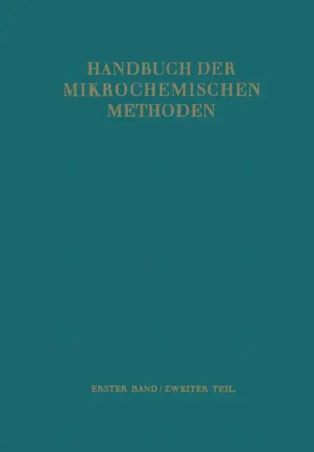 Waagen Und Geräte Zur Anorganischen Mikro-Gewichtsanalyse by Friedrich Hecht