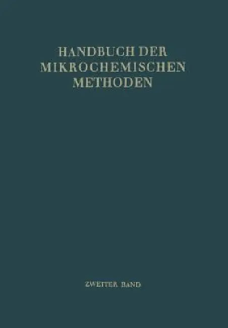 Verwendung Der Radioaktivität in Der Mikrochemie by Friedrich Hecht