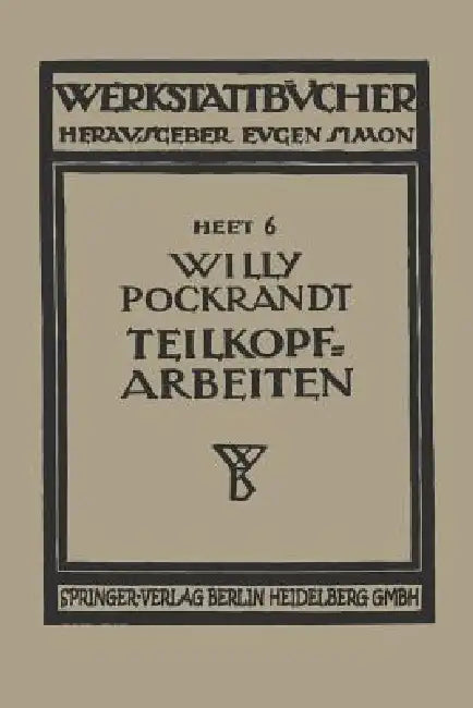 Teilkopfarbeiten by Willy Pockrandt