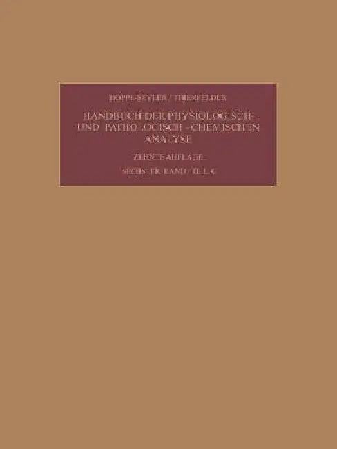 Enzyme: Teil C by Robert A. Alberty, Felix Hoppe-Seyler, Konrad Lang