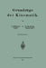 Grundzüge Der Kinematik by Arthur Christmann, Herbert Baer