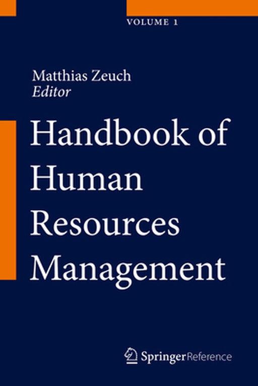 Handbook of Human Resources Management by Matthias Zeuch