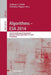 Algorithms - ESA 2014: 22th Annual European Symposium, Wroclaw, Poland, September 8-10, 2014. Proceedings by Andreas S. Schulz