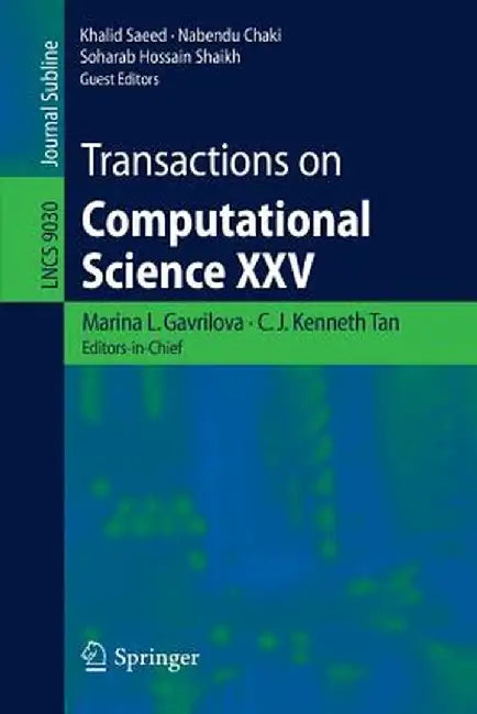 Transactions on Computational Science XXV by Marina L. Gavrilova