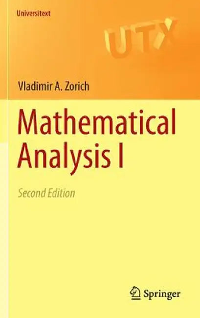 Mathematical Analysis I by V. A. Zorich