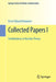 Collected Papers I: Contributions to Number Theory by Ernst Eduard Kummer, André Weil