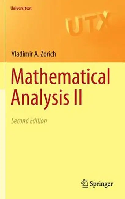 Mathematical Analysis II by V. A. Zorich