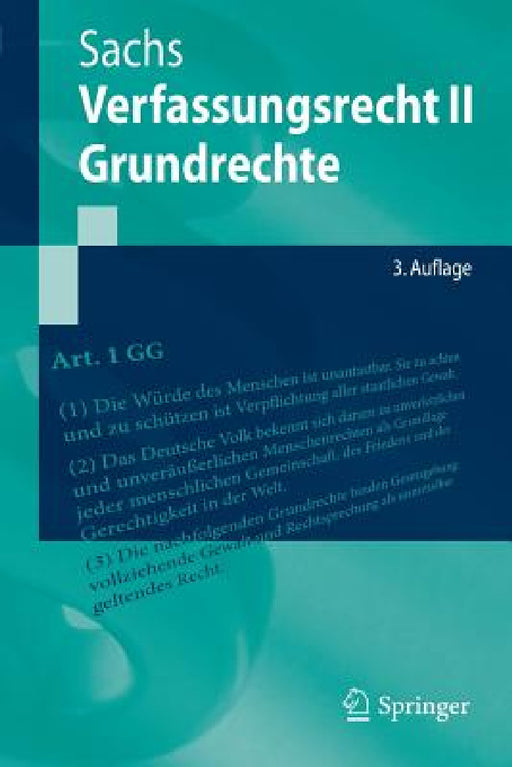 Verfassungsrecht II - Grundrechte by Michael Sachs