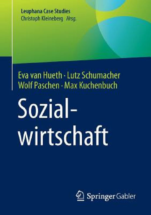 Sozialwirtschaft by Eva Van Hueth, Lutz Schumacher, Wolf Paschen