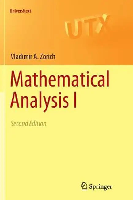 Mathematical Analysis I by V. A. Zorich