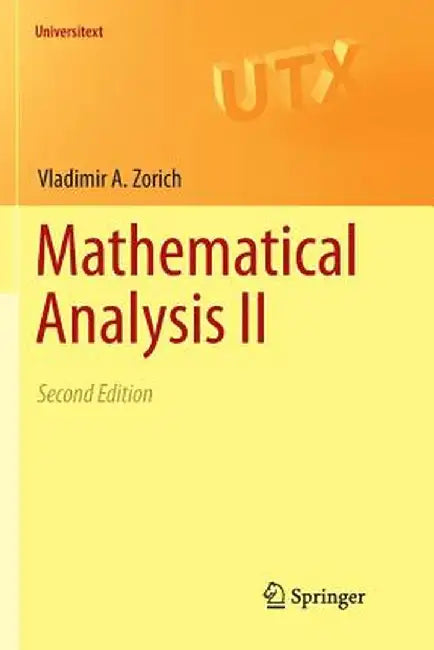 Mathematical Analysis II by V. A. Zorich