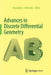 Advances in Discrete Differential Geometry by Alexander I. Bobenko