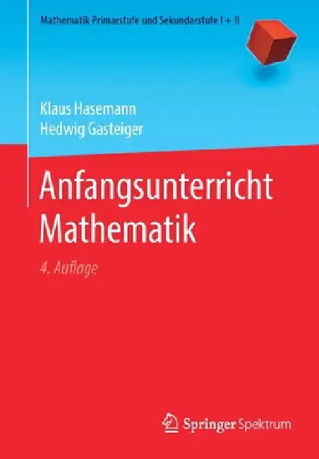 Anfangsunterricht Mathematik by Klaus Hasemann