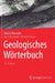 Geologisches Wörterbuch by Martin Meschede