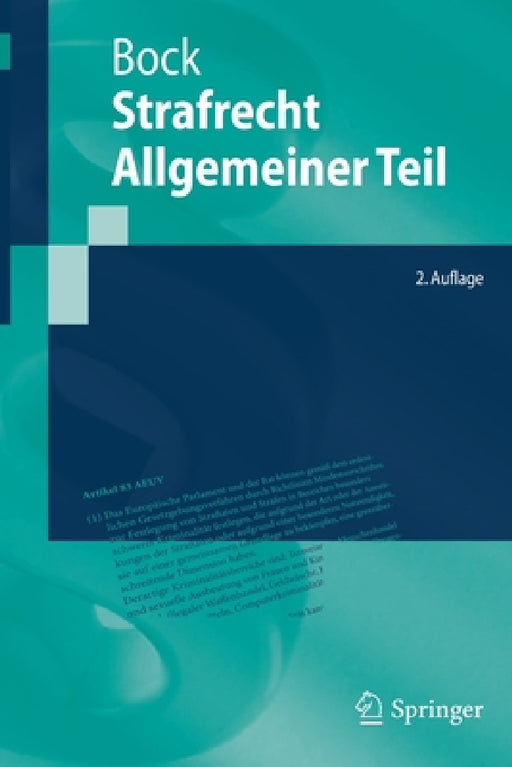Strafrecht Allgemeiner Teil by Dennis Bock