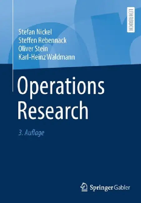 Operations Research by Stefan Nickel