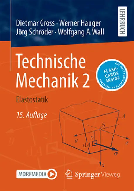 Technische Mechanik 2: Elastostatik by Dietmar Gross, Werner Hauger, Jörg Schröder