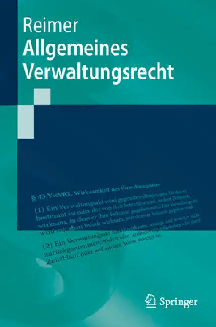 Allgemeines Verwaltungsrecht by Philipp Reimer
