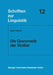 Die Grammatik Der Stoiker by Rudolf T. Schmidt