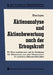 Aktienanalyse Und Aktienbewertung Nach Der Ertragskraft: Die Price-Earnings Ratio Und Die Schätzung Des Reingewinns Aus Dem Steuerausweis Bei Deutsche by Hans E. Büschgen