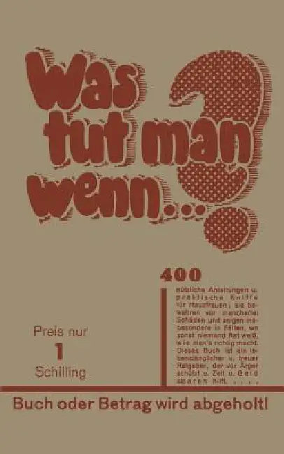Ich Helfe Dir: Ein Unentbehrlicher Ratgeber Für's Tägliche Leben by H. G. Hoserer