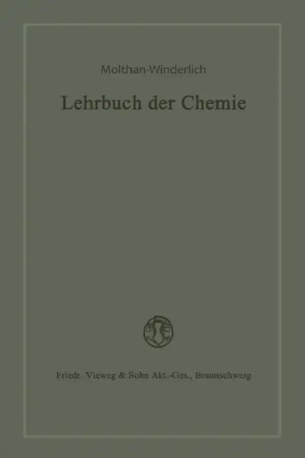 Lehrbuch Der Chemie: Für Lyzeen Und Verwandte Höhere Mädchenbildungsanstalten by Agnes Molthan