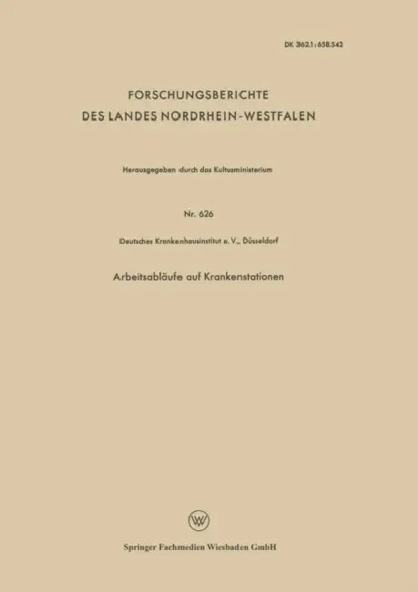 Arbeitsabläufe Auf Krankenstationen by Kultusministerium