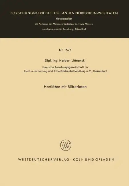 Hartlöten Mit Silberloten by Herbert Littnanski
