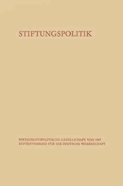 Stiftungspolitik by Offene Welt