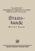 Staats-Kunde by Richard Schmidt, Christian Meurer, Eduard Rosenbaum