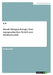 Freuds Metapsychologie. Vom topographischen Modell zum Strukturmodell by K, A.