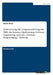 Verbesserung der Anlagenauslastung mit Hilfe der linearen Optimierung. Software Engineering nach der "Extreme Programming"- Methode by Strell, Stefan