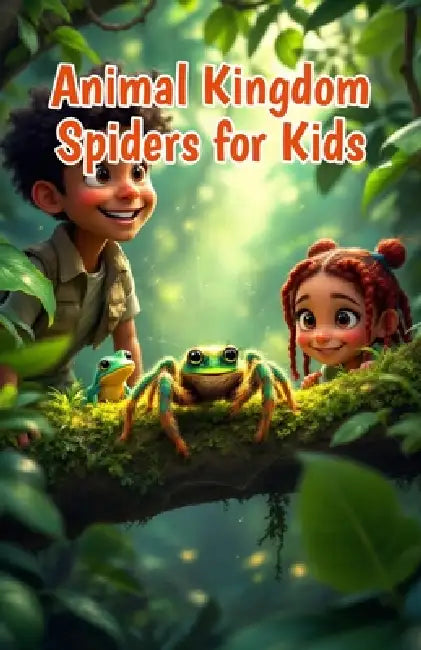 Animal Kingdom Spiders for Kids: Fun Facts About Webs, Venom, Tarantulas, Silk, Hunting, and Life Cycles for Young Readers by Khasan Laudry
