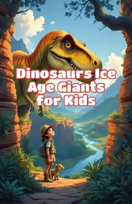 Dinosaurs Ice Age Giants for Kids: Woolly Mammoths, Saber-Tooth Cats, Dire Wolves, Megafauna Facts and Prehistoric Animals of the Pleistocene Epoch by Khasan Laudry