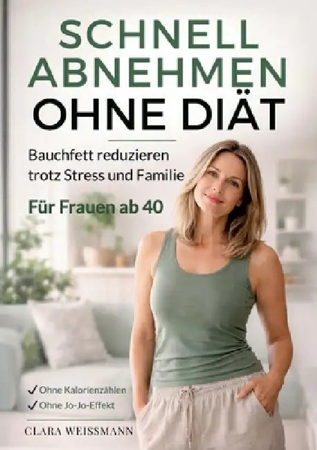 Schnell abnehmen ohne Diät: Bauchfett reduzieren trotz Stress & Familie - Ein alltagstauglicher Ansatz für Frauen ab 40 ohne Kalorienzählen und ohne J by Clara Weissmann