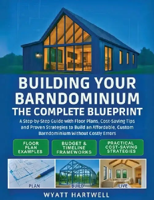 Building Your Barndominium: A Step-by-Step Guide with Floor Plans, Cost-Saving Tips and Proven Strategies to Build an Affordable, Custom Barndominium by Wyatt Hartwell