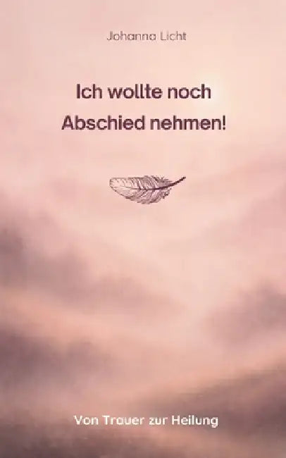 Ich wollte noch Abschied nehmen!: Von Trauer zur Heilung by Johanna Licht