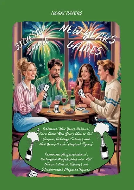 New Year's Games (Pantomime New Year's Balance; Card Game New Year's Blah or Ah? Leisure, Holidays, Fictions; New Year's Oracle Magical Figures) - Sil by Papers, Heart
