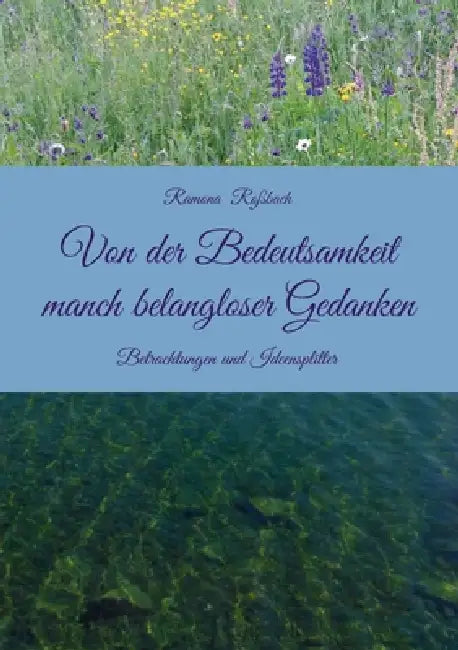 Von der Bedeutsamkeit manch belangloser Gedanken: Betrachtungen und Ideensplitter by Ramona Roßbach