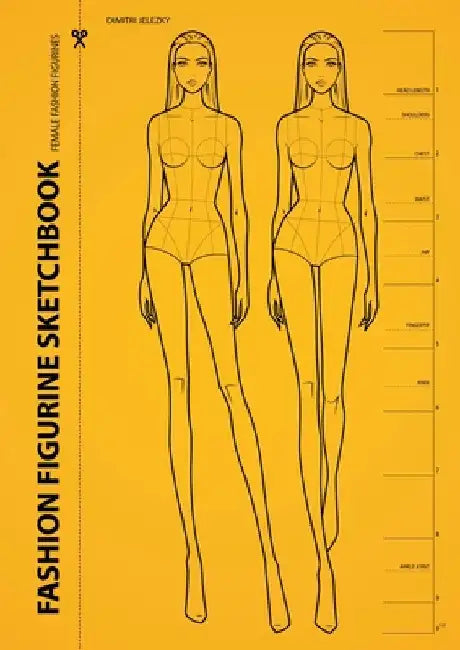 Fashion Figurine Sketchbook: Female Fashion Figurines by Eletski, Dimitri