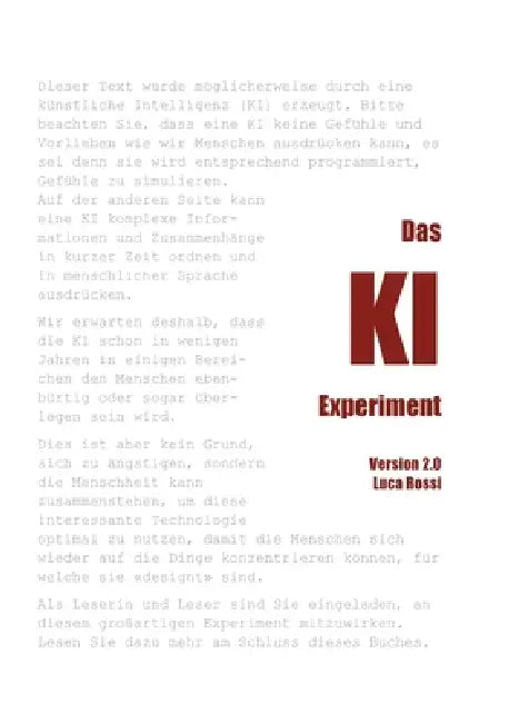 Das KI Experiment by Luca Rossi