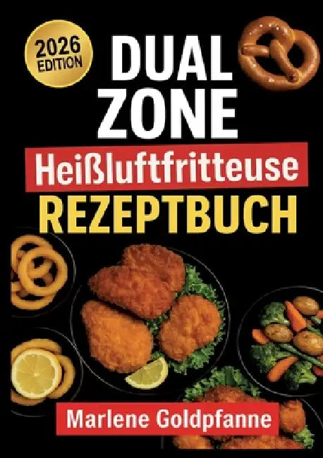 DUAL ZONE Heißluftfritteuse Rezeptbuch by Marlene Goldpfanne