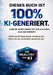 Künstliche Intelligenz - Dieses Buch ist 100% KI-generiert: Die Wahrheit über Ai, künstliche intelligenz und unsere Zukunft by Jonas F. Calder