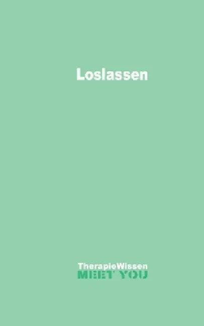 Loslassen: Therapie/Wissen by Erwin Niederer