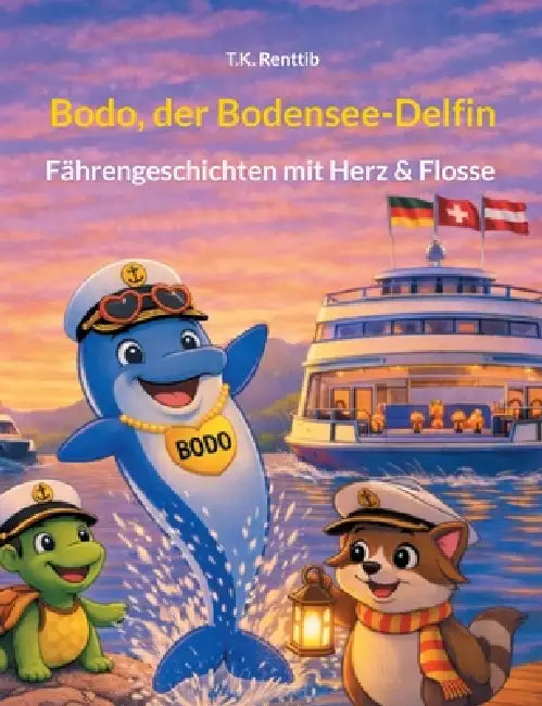 Bodo, der Bodensee-Delfin: Fähren-Geschichten mit Herz & Flosse by T. K. Renttib
