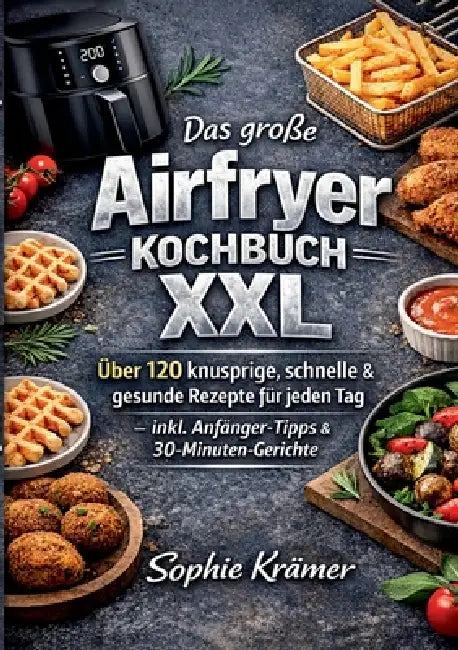 Das große Airfryer Kochbuch XXL: Über 120 knusprige, schnelle & gesunde Rezepte für jeden Tag - inkl. Anfänger-Tipps & 30-Minuten-Gerichte by Sophie Krämer