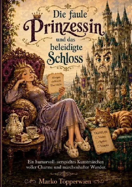 Die faule Prinzessin und das beleidigte Schloss: Ein Kunstmärchen aus Glimmerwiesen by Marko Töpperwien
