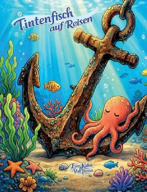 Tintenfisch auf Reisen: Eine liebevoll illustrierte Meeresgeschichte über Mut, Freundschaft und ein neues Zuhause by Ewo Kahn, Van Bessa
