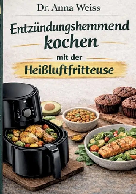 Entzündungshemmend kochen mit der Heißluftfritteuse: Über 100 einfache & schnelle Airfryer Rezepte für mehr Energie, weniger Entzündungen und einen ge by Anna Weiss