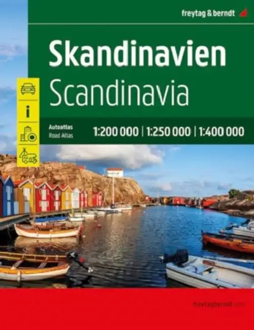 Scandinavia Road Atlas: 1:200 000 , 1:250 000, 1:400 000 by Freytag-Berndt